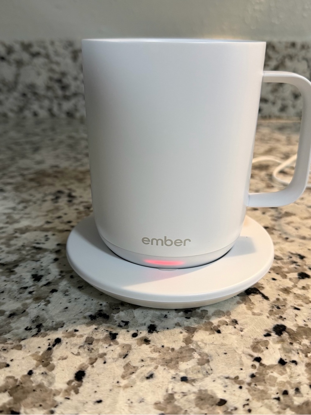 Ember White Temperature-Control Smart Mug with Charging Coaster